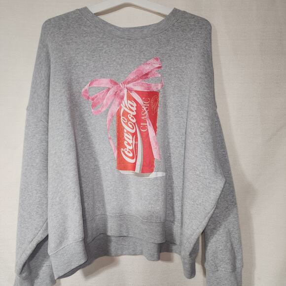 Coca Cola Gray sweatshirt XXL women - Picture 6 of 6